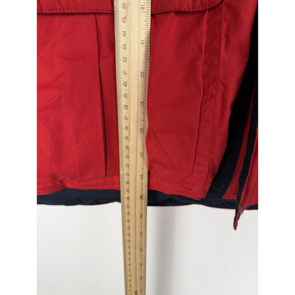 vintage Forest city red and navy vest with hoodie size L‎ Downs - Picture 3 of 7